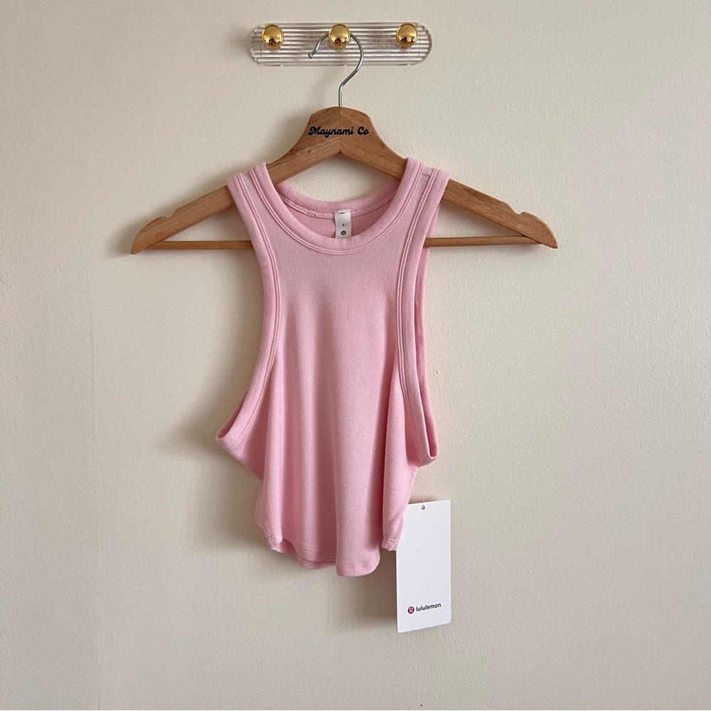 Lululemon Hold Tight Cropped Tank - Flush Pink